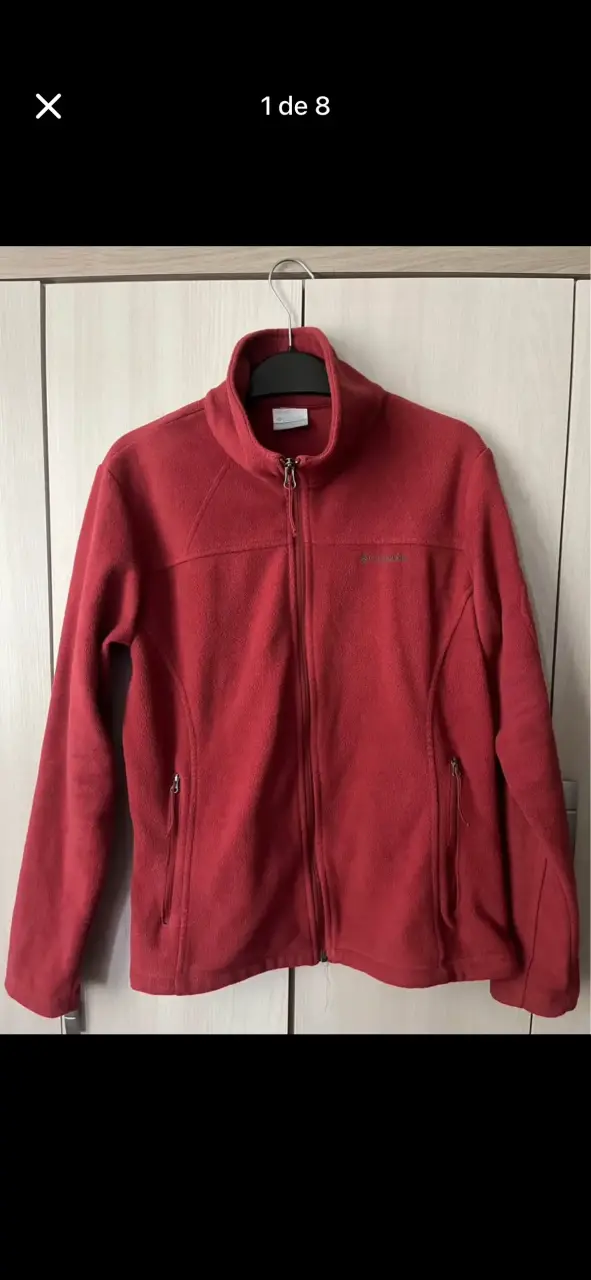 Polar Mujer Columbia Fast Trek li Jacket Rojo - 1
