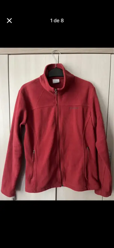 Polar Mujer Columbia Fast Trek li Jacket Rojo - miniatura 1