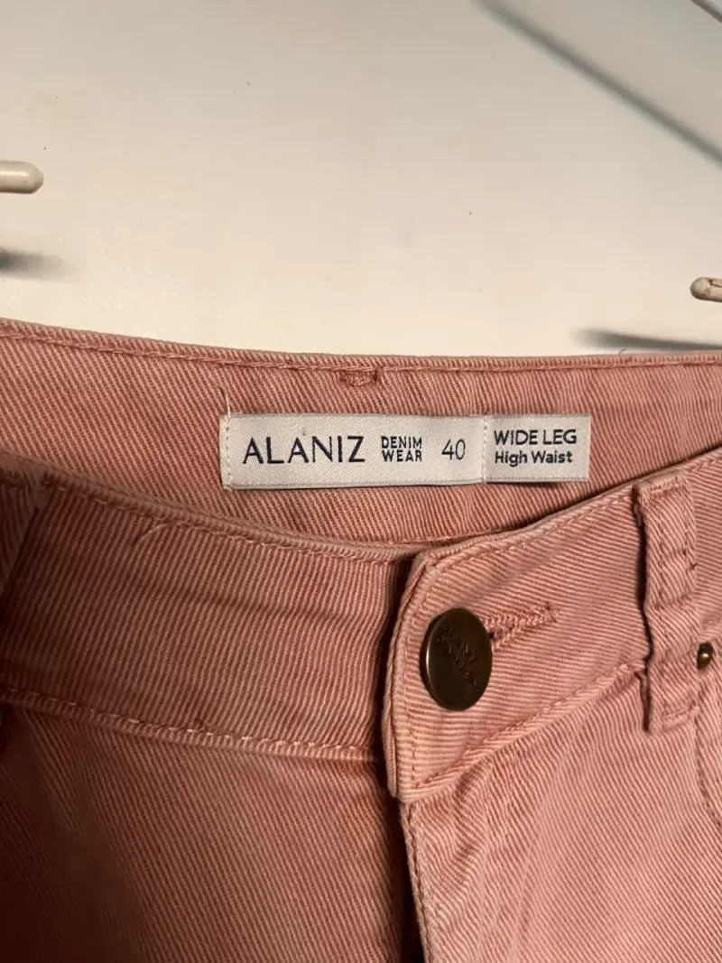 Jeans rosado ancho Alaniz talla 40 - 2