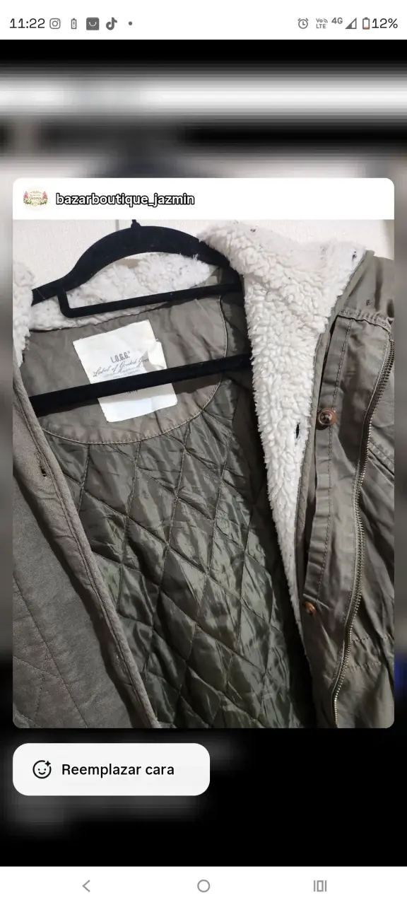 Parka verde con capucha - 2
