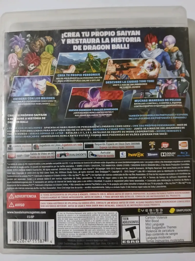 Juego PS3 Dragon Ball Xenoverse - 2