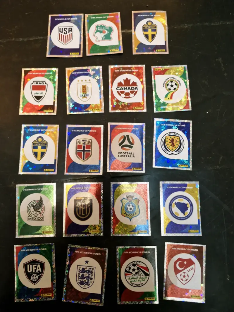 Set de Stickers Mundial 2026