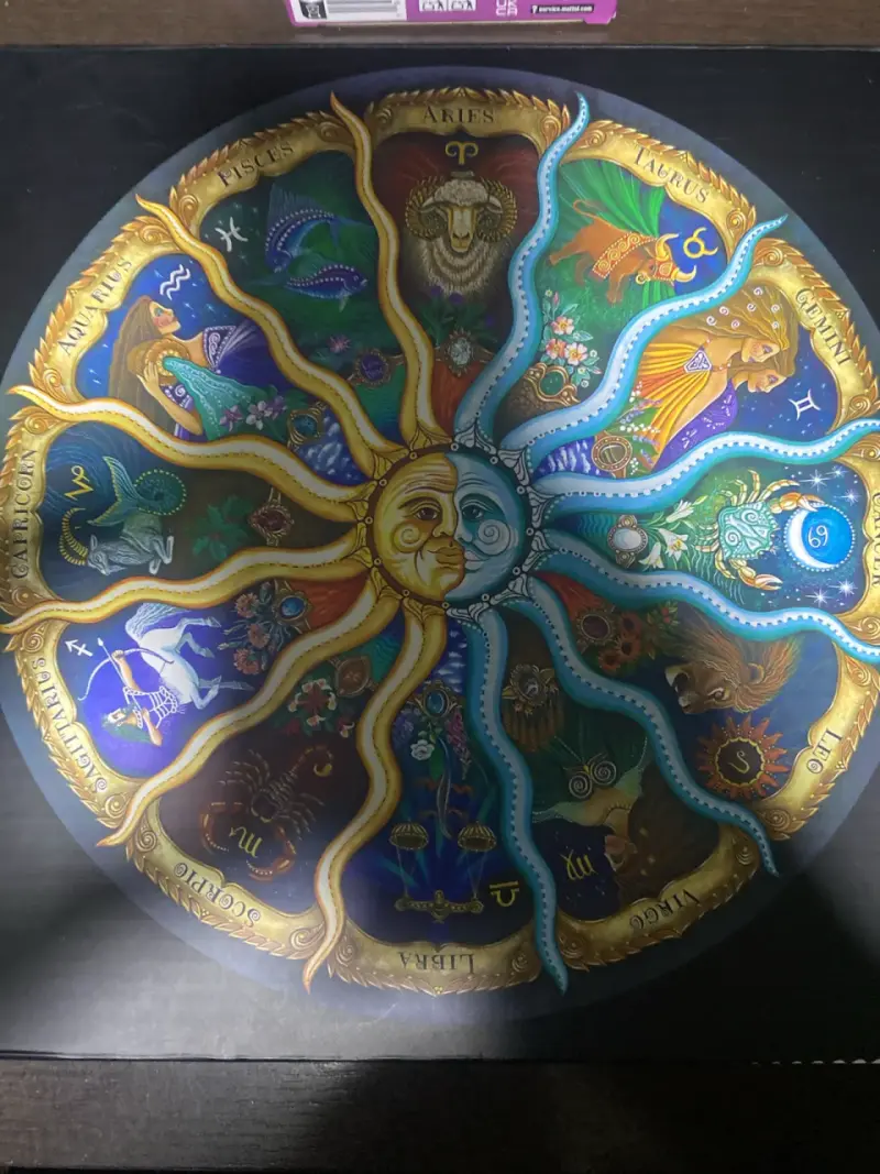Puzzle redondo del zodiaco - 1