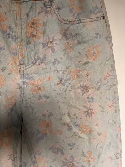 Jeans con estampado floral NOBU talla 40 - miniatura 4