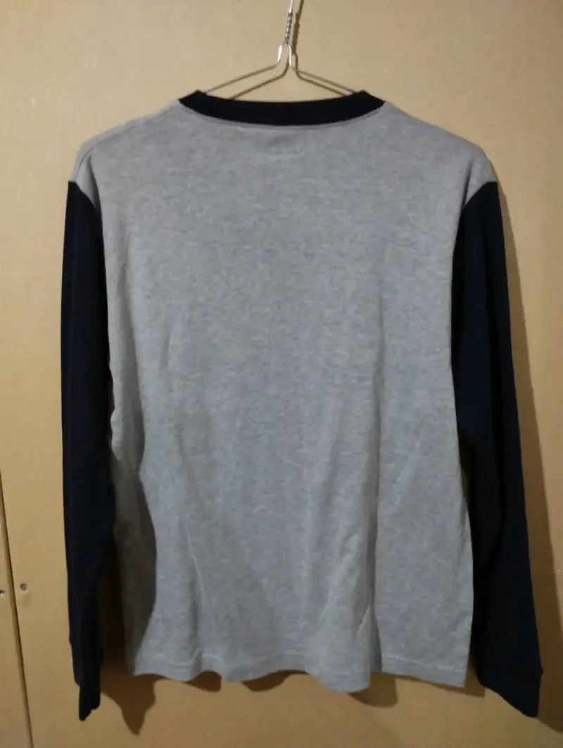 Polera gris de mangas largas - 2