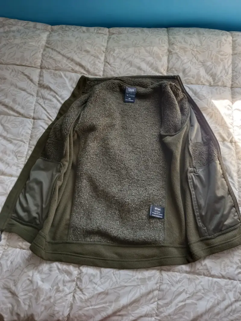 Chaqueta polar verde Upper Edge - 3