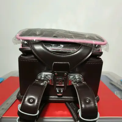 Mochila escolar japonesa negra RANDOSERU - miniatura 4