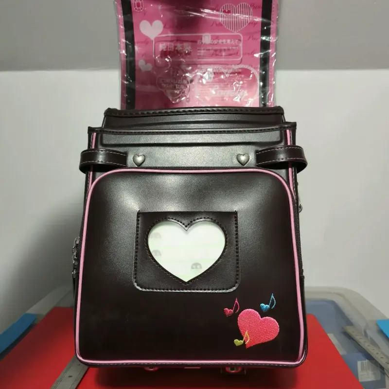 Mochila escolar japonesa negra RANDOSERU - 5