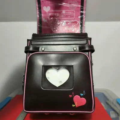 Mochila escolar japonesa negra RANDOSERU - miniatura 5