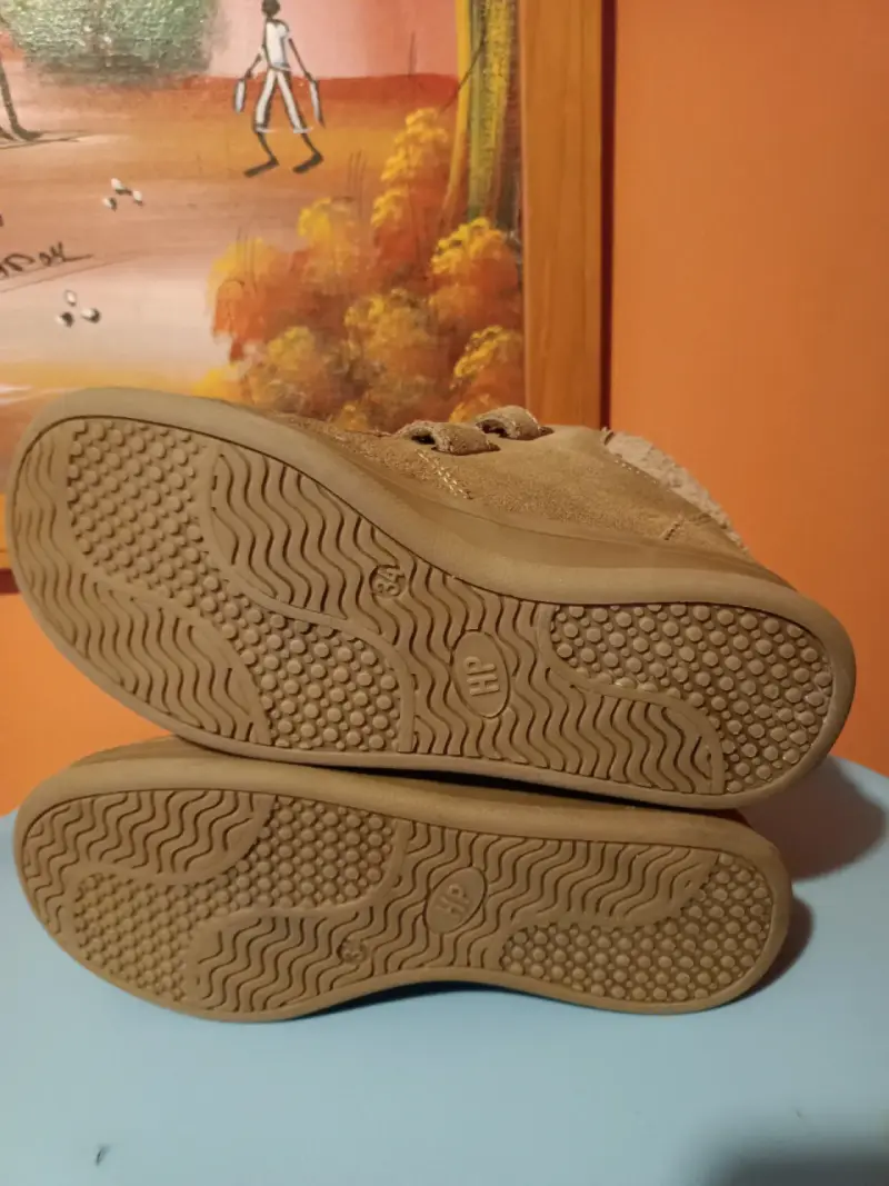 Botines Hush Puppies café niño - 3