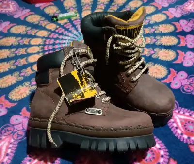 Botas de cuero marrón Bongo - miniatura 1