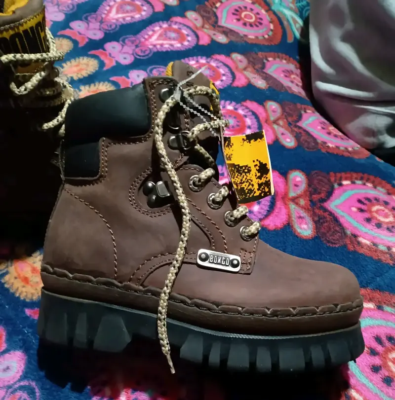 Botas de cuero marrón Bongo - 2