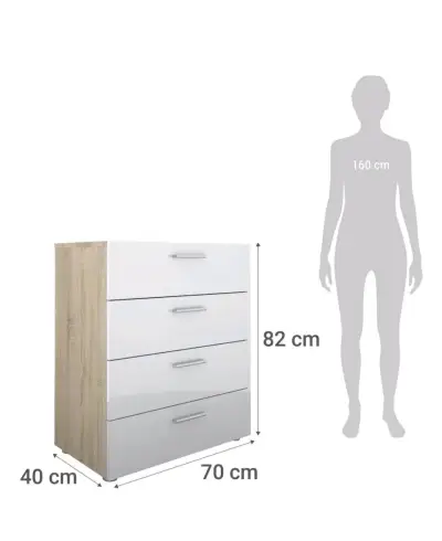 Cómoda 4 cajones - miniatura 3