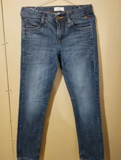 Jeans azul oscuro unisex - miniatura 1