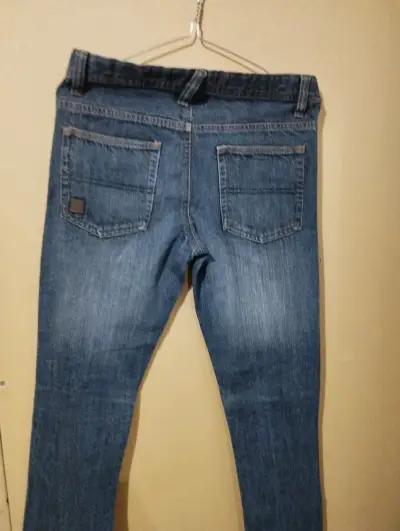 Jeans azul oscuro unisex - miniatura 2