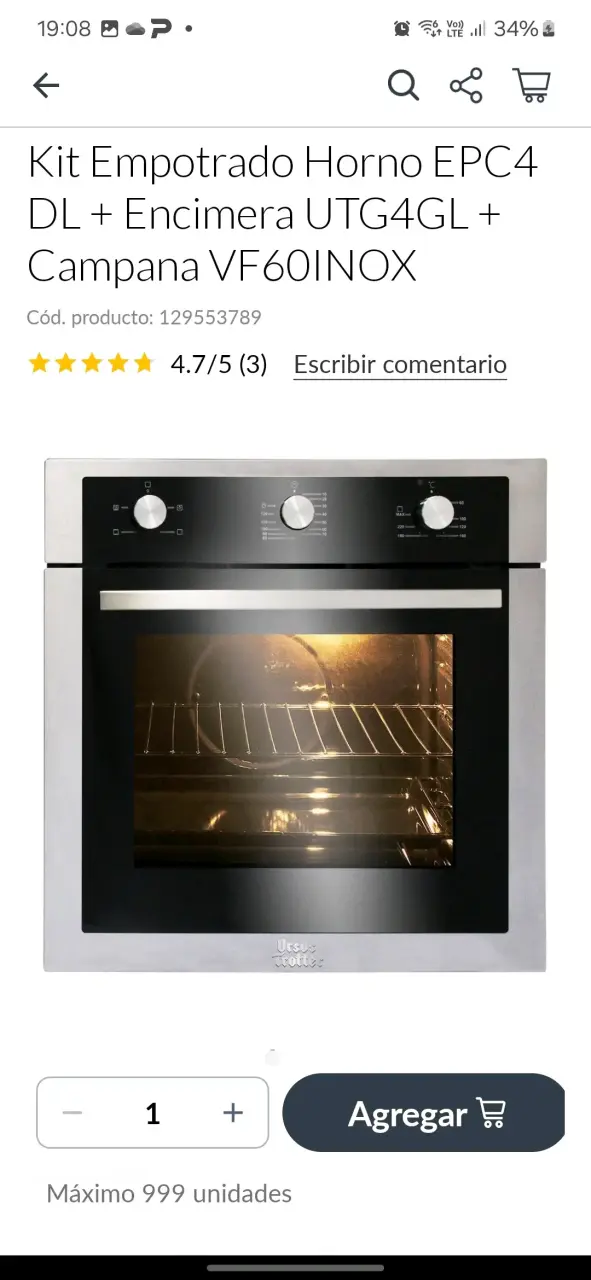 Horno Marca Ursus Trotter - 2