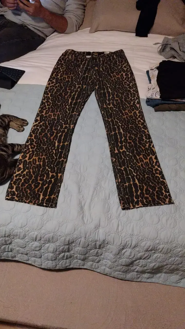 Jeans estampado animal print - 4