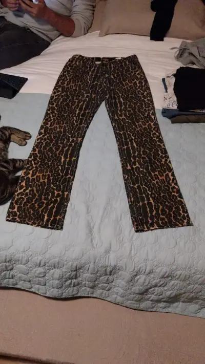 Jeans estampado animal print - miniatura 4