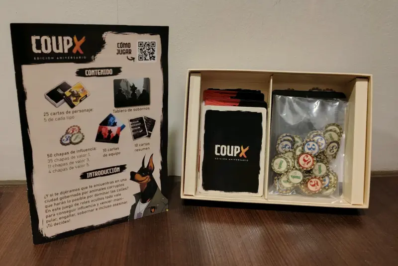 Juego de mesa Coup X edición aniversario - 2