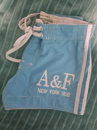Shorts azules A&F - miniatura 1