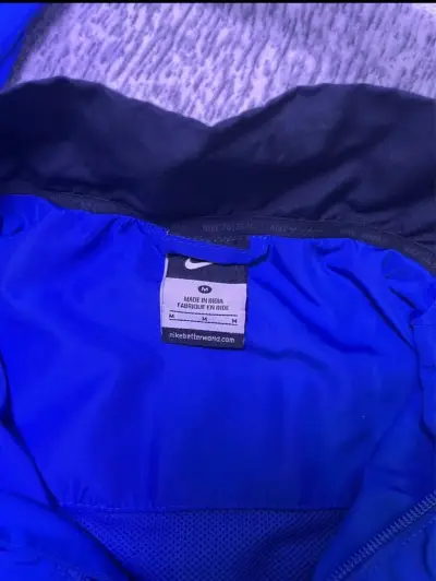 Cortavientos Nike Dri-Fit azul - miniatura 3
