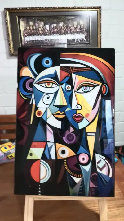 Cuadro colorido moderno - miniatura 4