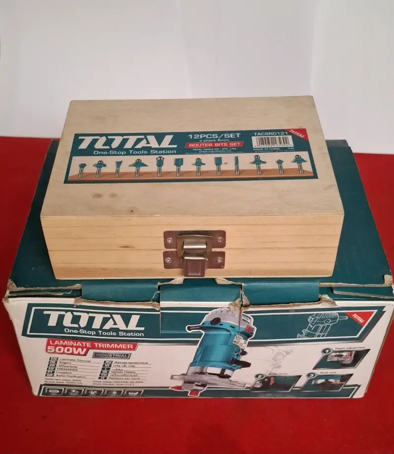 kit Fresadora de mano industrial TOTAL - 1
