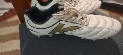 Botines de fútbol blancos para hombre - miniatura 1