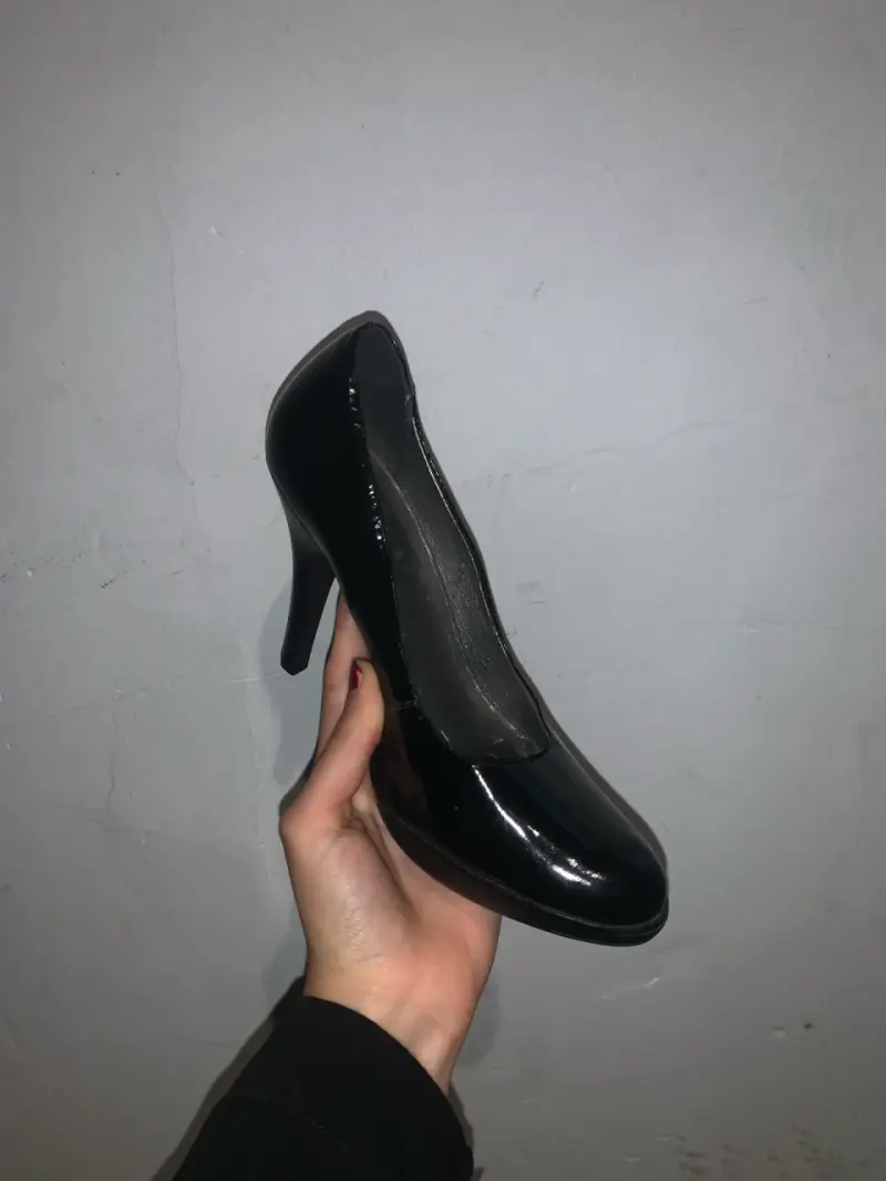 Zapatos de taco alto negros - 2