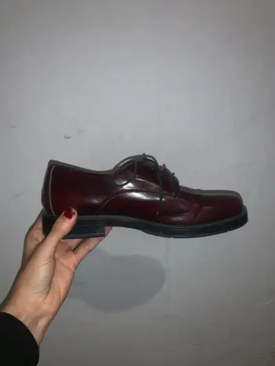 Zapato formal cuero burdeos - miniatura 1