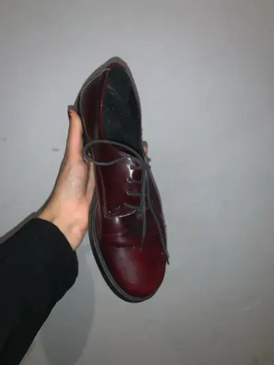 Zapato formal cuero burdeos - miniatura 2