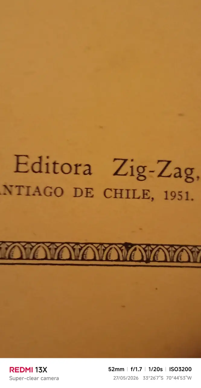 Libro 'La vida es sueño' Zig-Zag. Año 1951 - 5