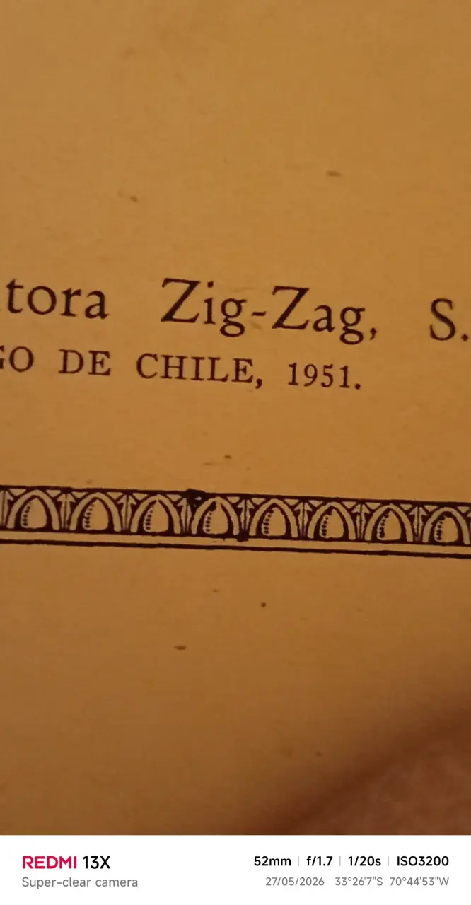 Libro 'La vida es sueño' Zig-Zag. Año 1951 - 6