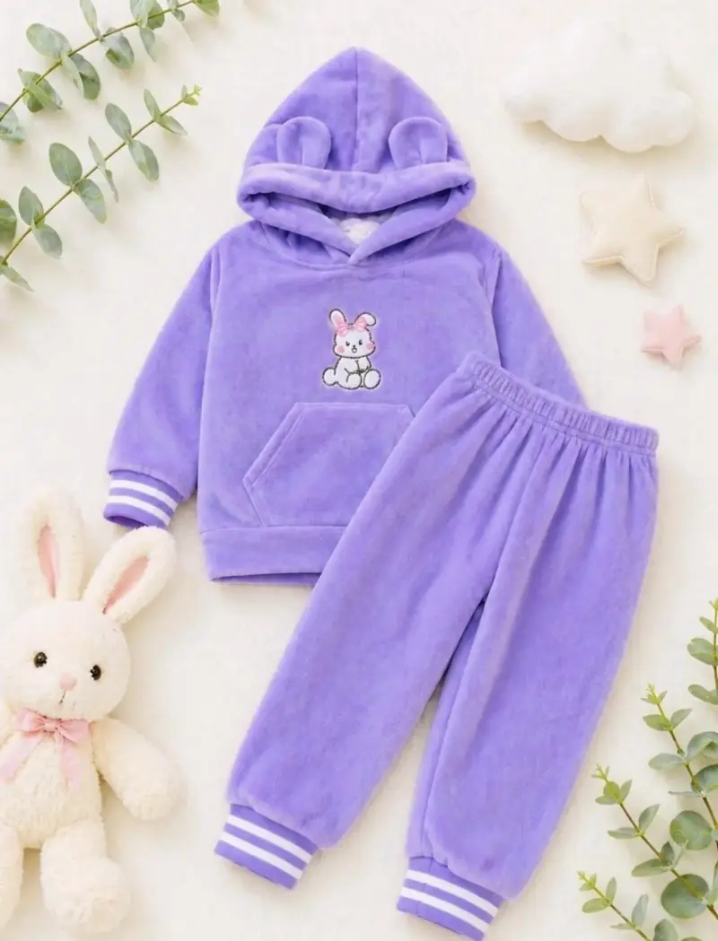 Conjunto forrado con chiporro para niña - 3