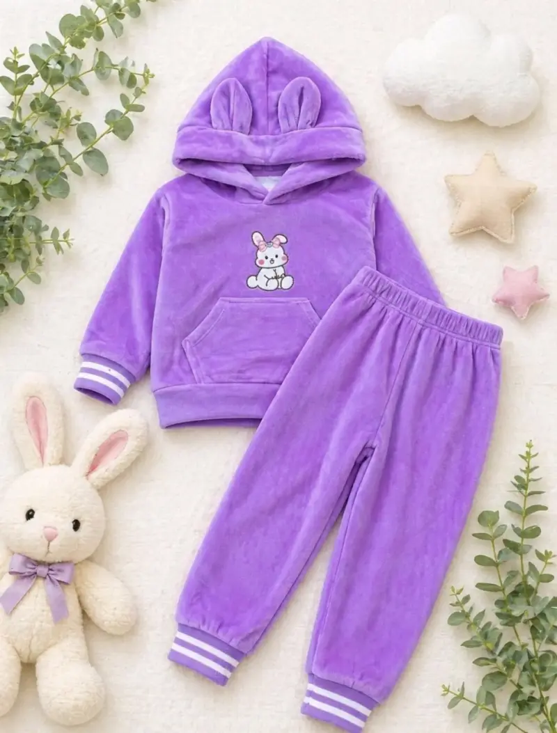 Conjunto forrado con chiporro para niña - 5