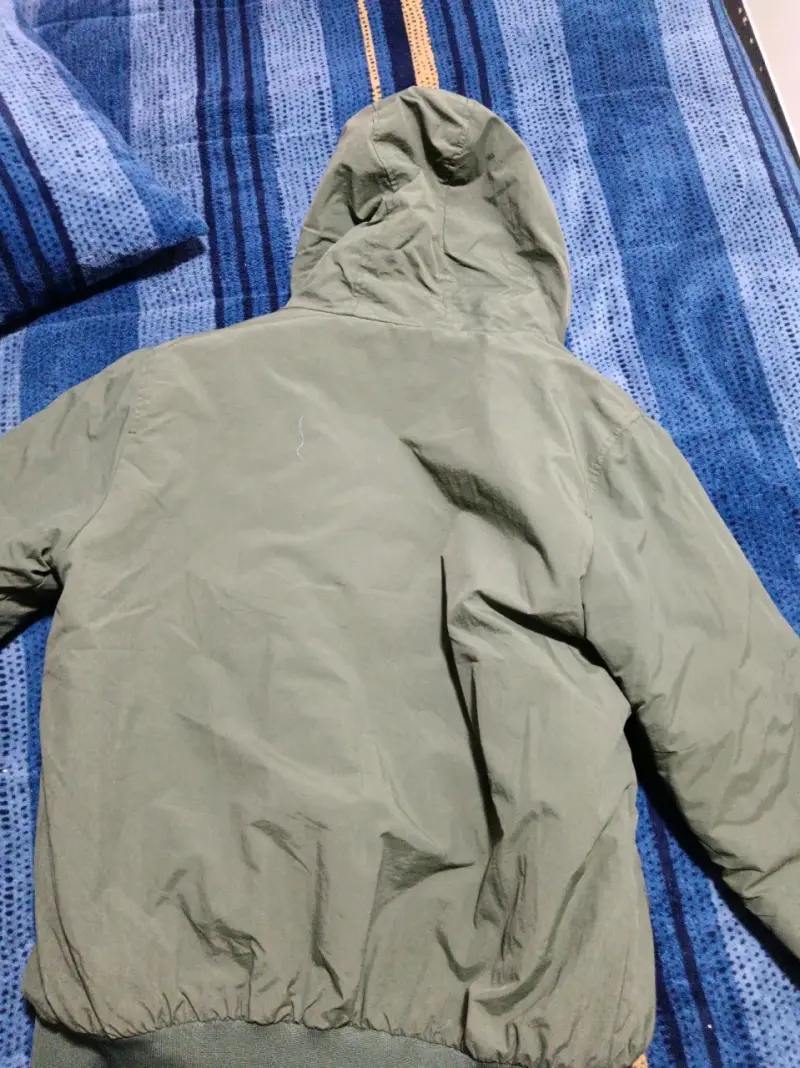 Parka verde con capucha - 4