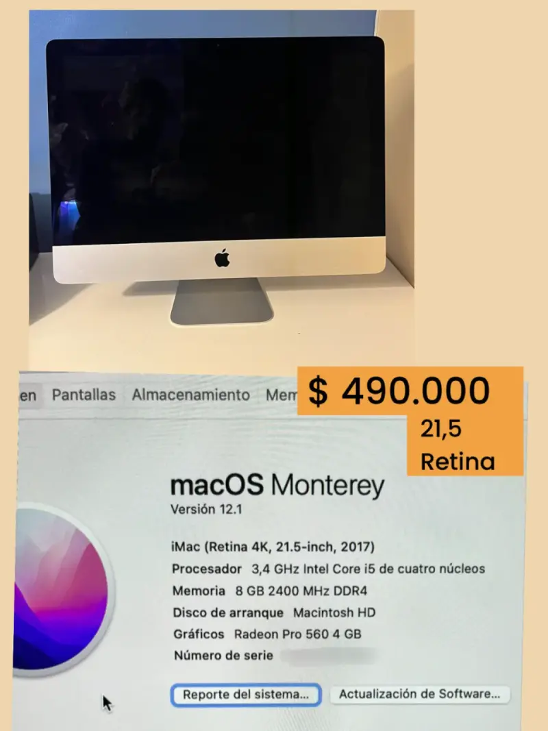 Computador iMac pantalla negra - 3