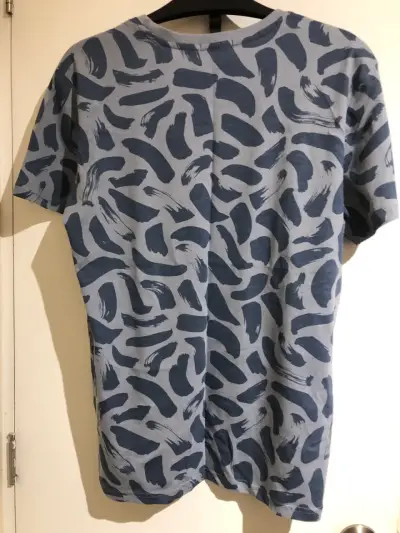 Polera azul estampada 'No Risk' - miniatura 3
