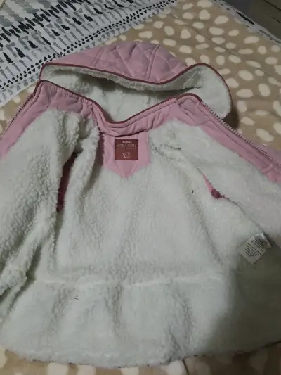 Chaqueta acolchada infantil rosa - miniatura 2