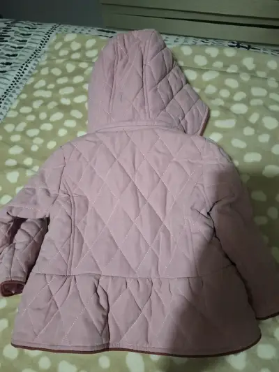 Chaqueta acolchada infantil rosa - miniatura 3