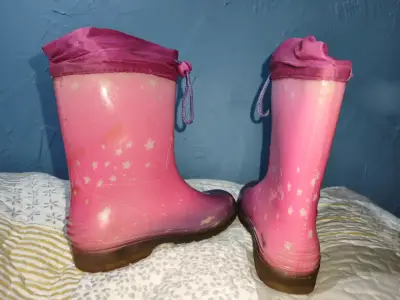 Botas infantiles Barbie rosas - miniatura 2