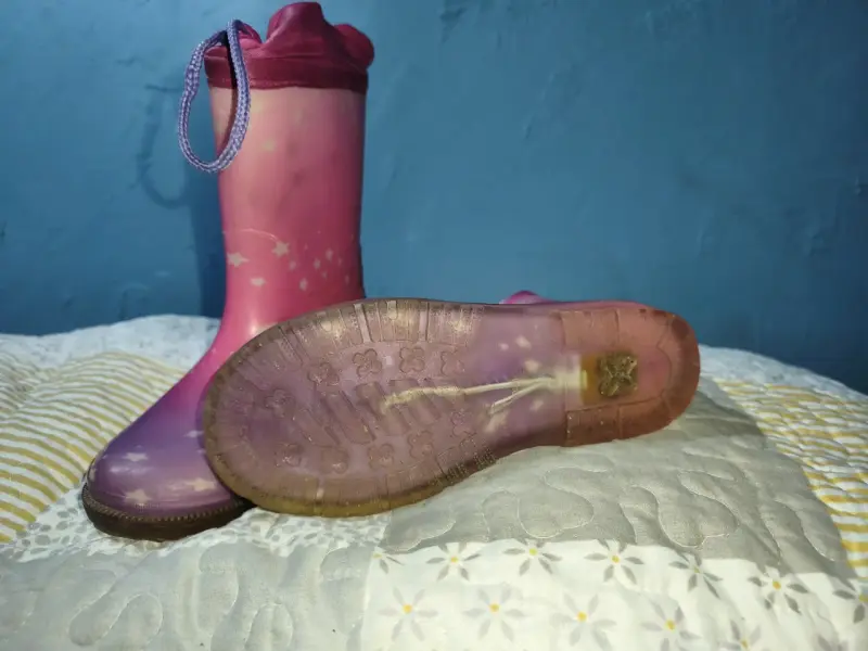 Botas infantiles Barbie rosas - 3