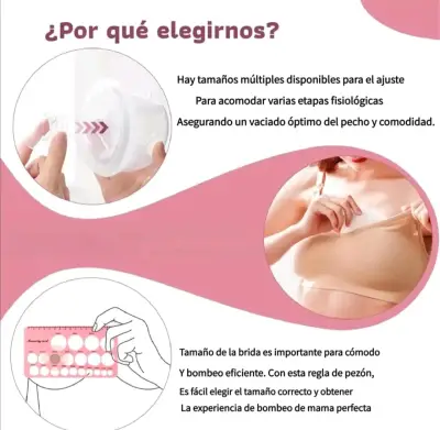 Insertos de brida para extractor de leche - miniatura 3