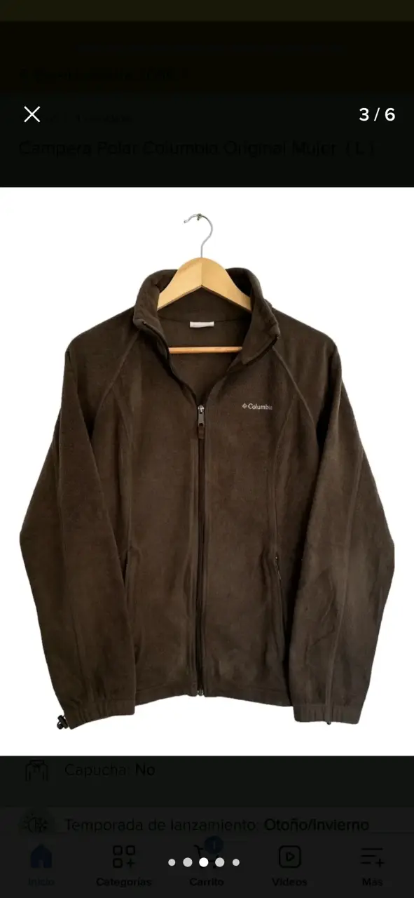 Polar Columbia marrón mujer