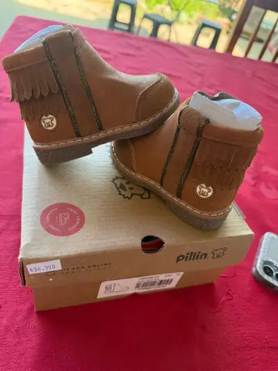 Botines marrones para niña - miniatura 2