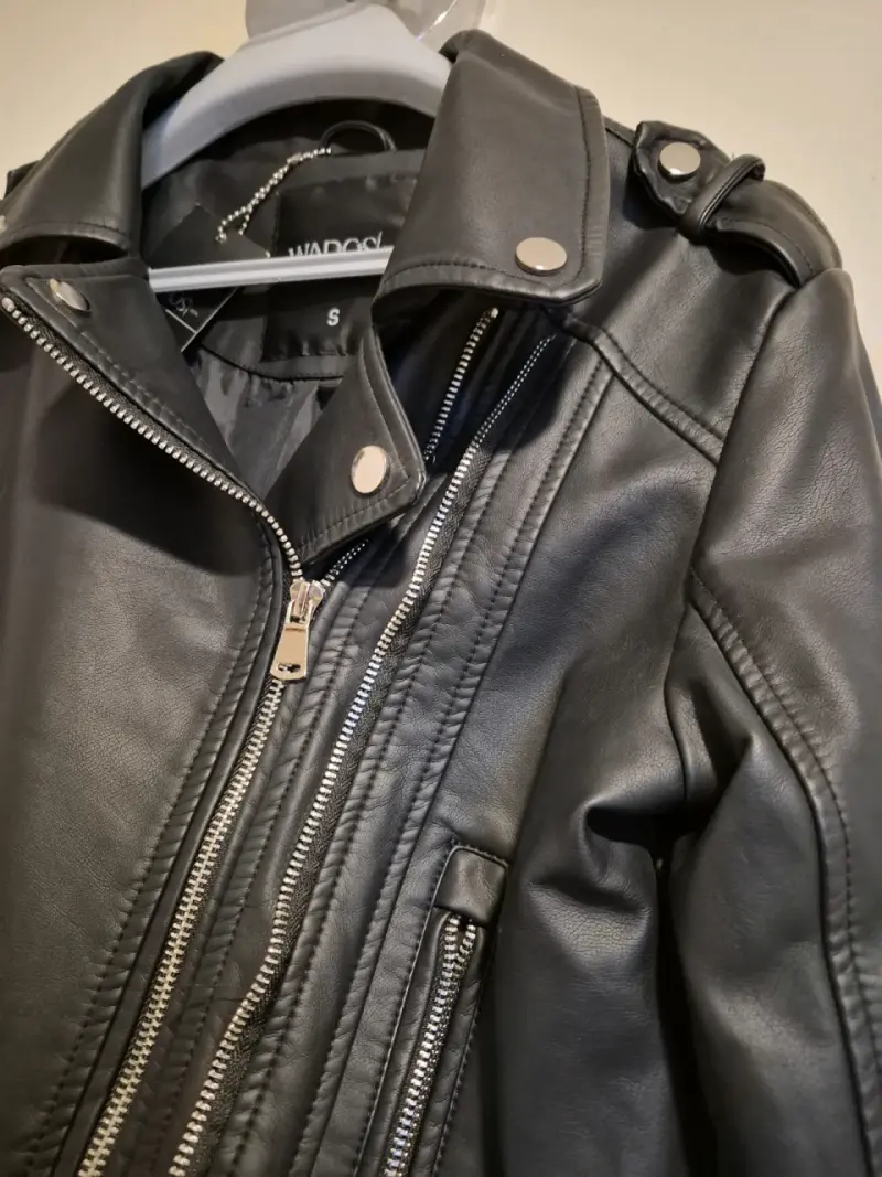 Chaqueta de esocuero negra Wados - 3