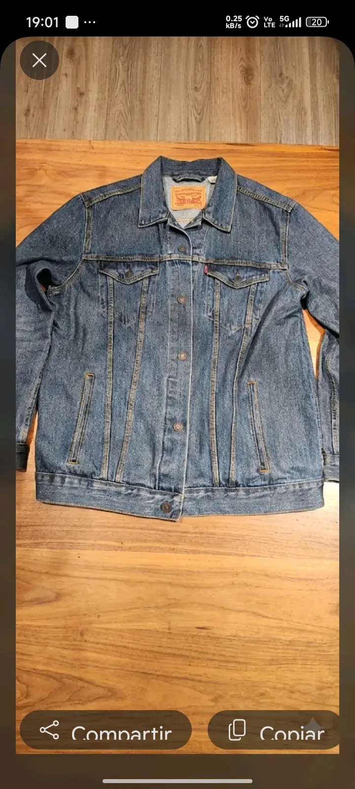 Chaqueta denim Levi's XL - 3