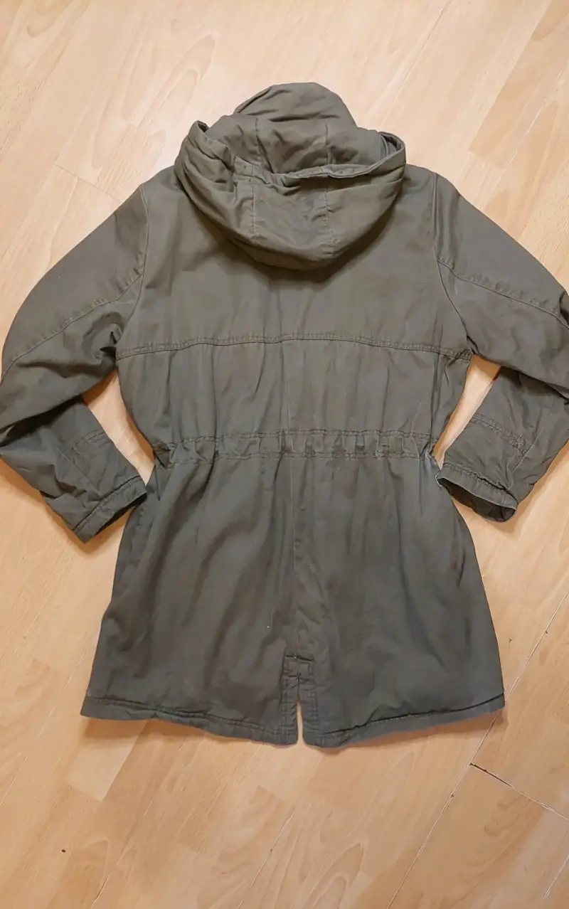 Parka verde con capucha - 4