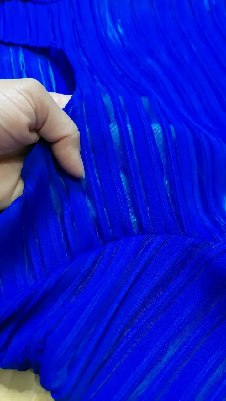 Top azul manga corta - 3