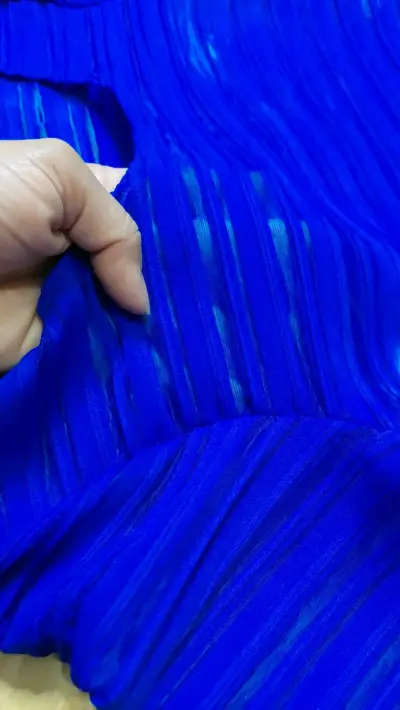 Top azul manga corta - miniatura 3
